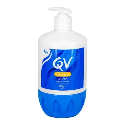 QV كريم ترطيب البشرة الجافة والحساسة 500 جم