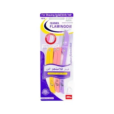 فلامنجو الأصلي موس حلاقة نسائي لإزالة شعر الوجه والجسم