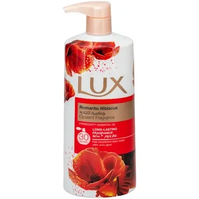 لوكس غسول جسم عطري برومانسية الكركديه 700مل