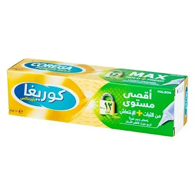 كوريجا كريم مثبت لأطقم الاسنان منعش 40 جم