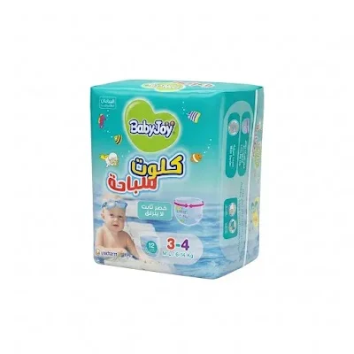 بيبي جوي كلوت سباحة 3-4*12ق