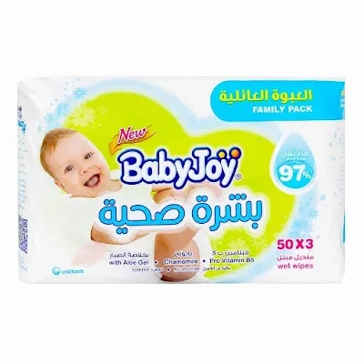 بيبي جوي مناديل مبللة معطرة بشرة صحية 6*(3*50)